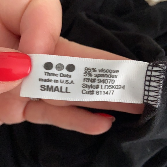 Three Dots Black Dress - Picture 4 of 4